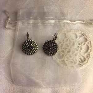 ANTIQUE SILVER/AMETHYST CRYSTALS.ONE OF A KIND.